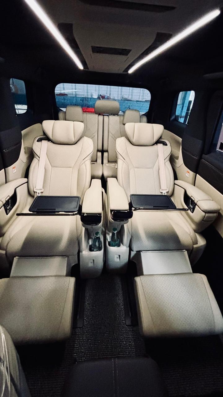 Toyota Vellfire VIP Edition interior, rear cabin Chennai